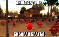 анша абдуль! биборан братья!