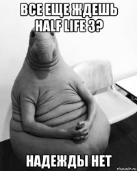 все еще ждешь half life 3? надежды нет