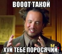 вооот такой хуй тебе поросячий.