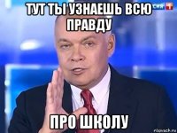 тут ты узнаешь всю правду про школу