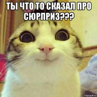 ты что то сказал про сюрприз??? 