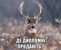  де дипломні продають?