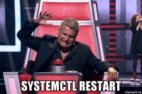  systemctl restart