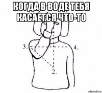 когда в воде тебя касается что-то 