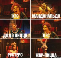 KFC Макдональдс Додо пицца KFC Рустерс Жар-пицца