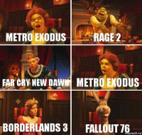 metro exodus rage 2 far cry new dawn metro exodus borderlands 3 fallout 76