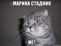 - марина стадник - мг!