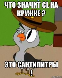 что значит cl на кружке ? это сантилитры !