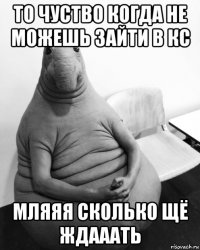 то чуство когда не можешь зайти в кс мляяя сколько щё ждааать