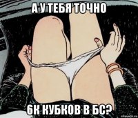 а у тебя точно 6к кубков в бс?