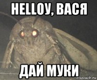 helloу, вася дай муки