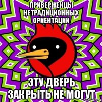 приверженцы нетрадиционных ориентаций эту дверь закрыть не могут