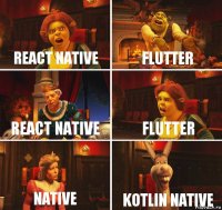 React Native Flutter React Native Flutter Native Kotlin native