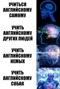 Учиться английскому самому Учить английскому других людей Учить английскому немых учить английскому собак