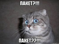 пакет?!!! пакет??!!!