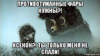 противотуманные фары нужны?! ксенон?! ты только меня не спали!