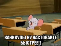  каникулы ну настовайте быстрее!!