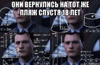 они вернулись на тот же пляж спустя 18 лет 