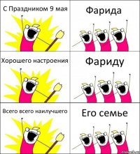 С Праздником 9 мая Фарида Хорошего настроения Фариду Всего всего наилучшего Его семье