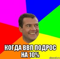  когда ввп подрос на 10%