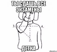 ты сдашь все экзамены детка