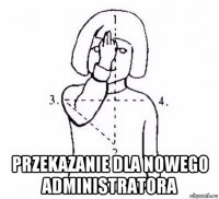  przekazanie dla nowego administratora