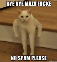 bye bye maza fucke n0 spam please