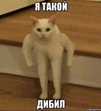 я такой дибил