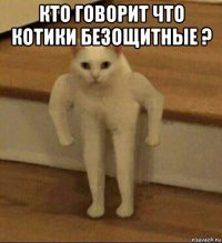 кто говорит что котики безощитные ? 