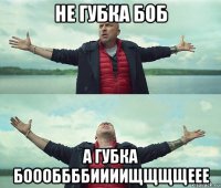 не губка боб а губка боооббббиииищщщщеее