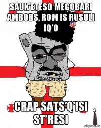 sauk’eteso megobari ambobs, rom is rusuli iq’o crap sats’q’isi st’resi