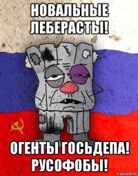 новальные леберасты! огенты госьдепа! русофобы!