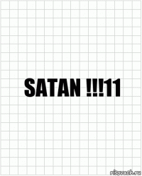 satan !!!11