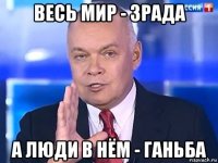 весь мир - зрада а люди в нём - ганьба