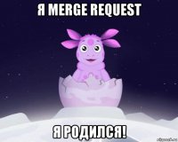 я merge request я родился!