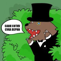 САНЯ СОТКУ СУКА ВЕРНИ