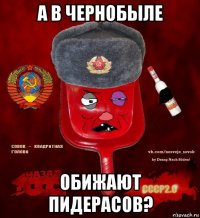 а в чернобыле обижают пидерасов?