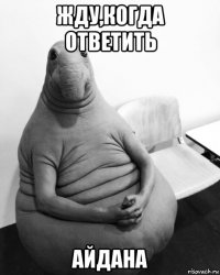 жду,когда ответить айдана