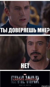 Ты доверяешь мне? Нет