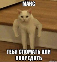 макс тебя сломать или повредить