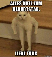 alles gute zum geburtstag. liebe türk