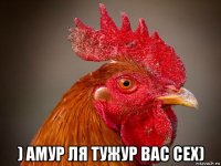  ) амур ля тужур вас сех)