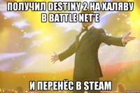 получил destiny 2 на халяву в battle net'e и перенёс в steam