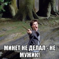  минет не делал - не мужик!