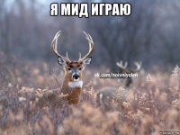 я мид играю 