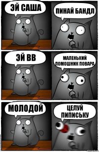 Эй Саша Пинай бандл Эй ВВ Маленький помошник повара Молодой Целуй пипиську