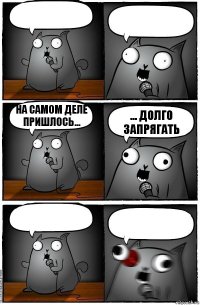   На самом деле пришлось... ... ДОЛГО ЗАПРЯГАТЬ  