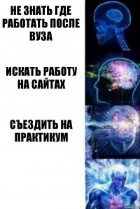 не знать где работать после вуза искать работу на сайтах съездить на практикум 