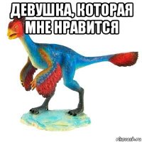 девушка, которая мне нравится 