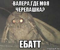 -валера.где моя черепашка? ебатт